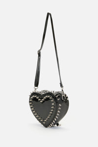 Black Friday - Spiked Heart Two Way Bag - black