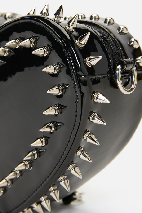 Black Friday - Spiked Heart Two Way Bag - black