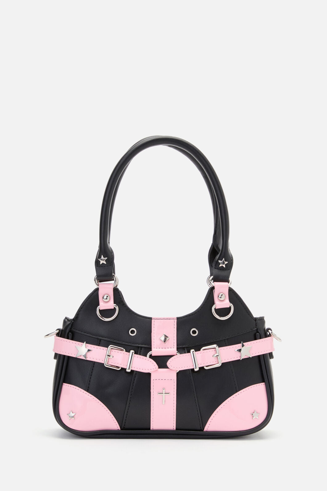 Black Friday - Black & Pink Handbag - black-pink