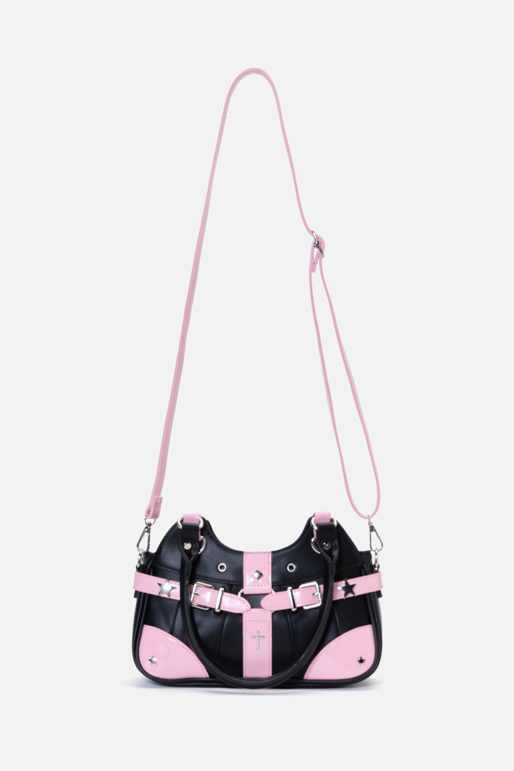 Black Friday - Black & Pink Handbag - black-pink