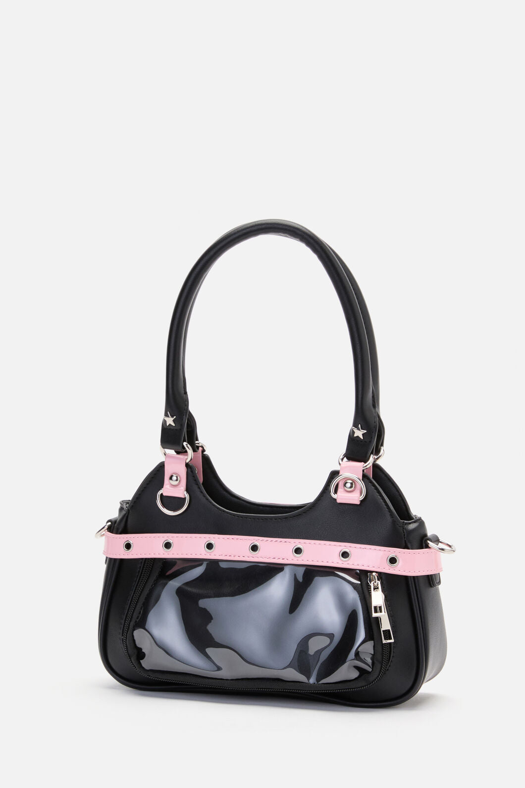 Black Friday - Black & Pink Handbag - black-pink