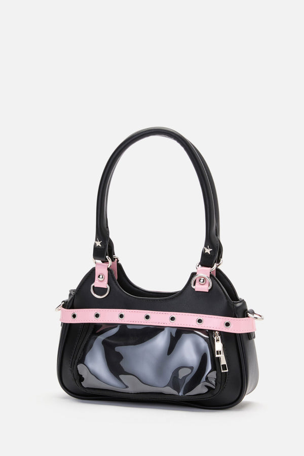 Black Friday - Black & Pink Handbag - black-pink