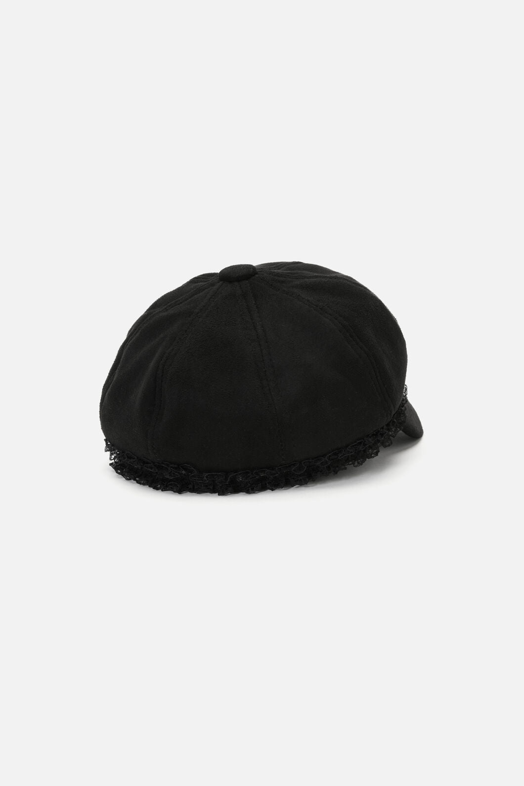 Black Friday - Ruffle & Removable Charm Hat - black
