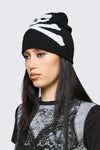 Black Friday - Skull Beanie - black-white
