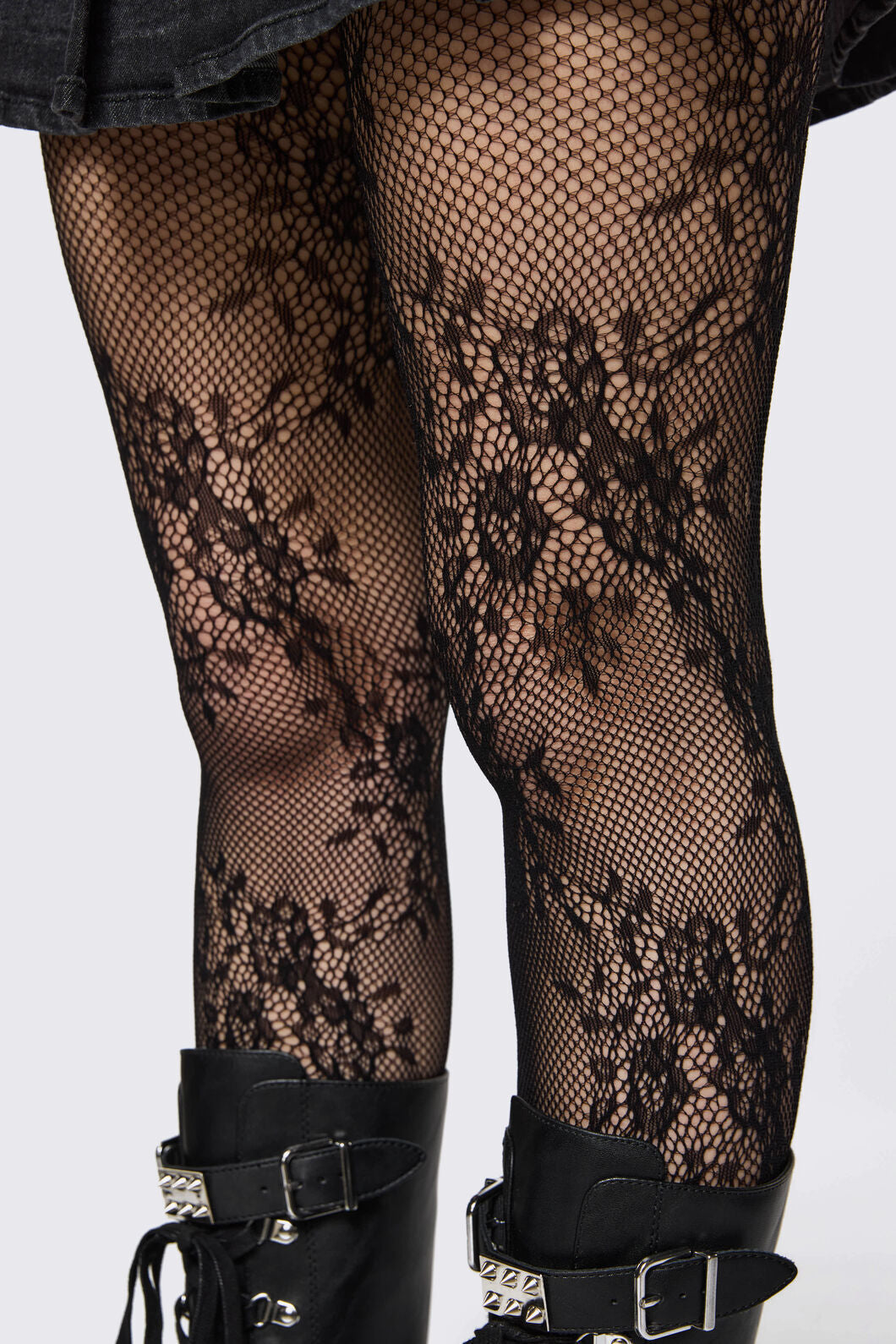Black Friday - Black Budding Romance Tights - black