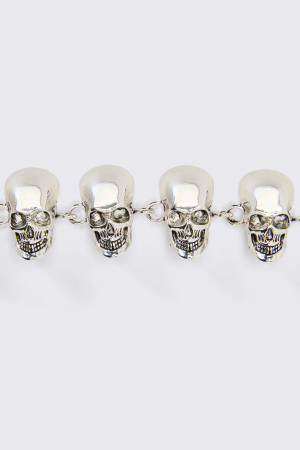 Black Friday - Skulls Bracelet - silver