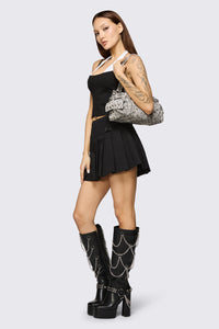 Black Friday - Snow Leopard Handbag - grey