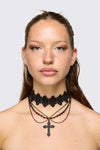 Black Friday - Layer & Lace Choker - black