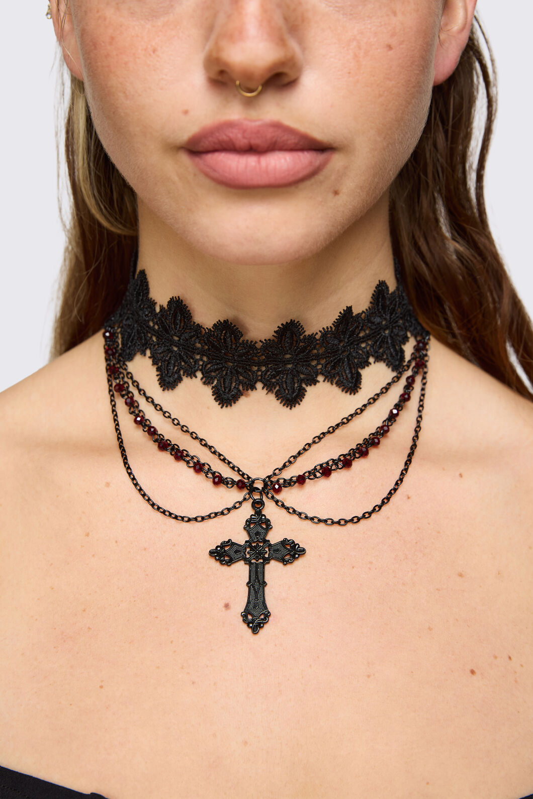 Black Friday - Layer & Lace Choker - black