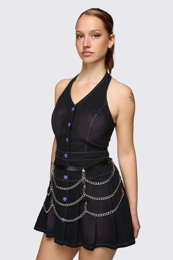 Black Friday - Chained In Skirt Belt - black