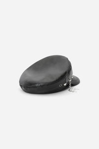 Black Friday - Studded & Skull Peak Cap - black