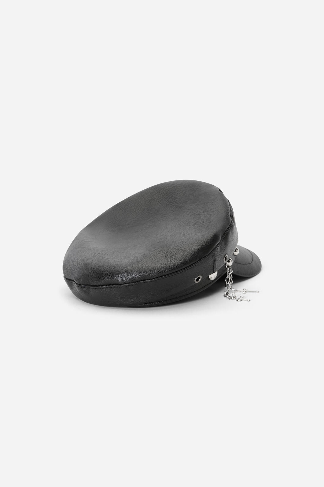 Black Friday - Studded & Skull Peak Cap - black