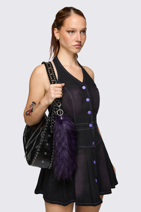 Black Friday - Tail Bag Charm - purple