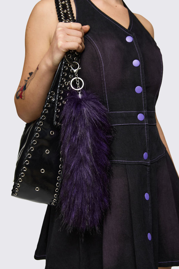 Black Friday - Tail Bag Charm - purple