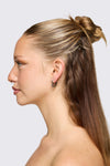 Black Friday - Heart Sleeper Spike Earrings - silver