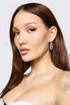 Black Friday - Ringed Hoop Studs - silver