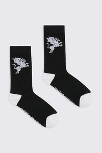 Black Friday - Mythical Creature Socks - black
