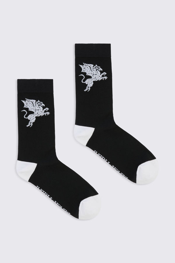 Black Friday - Mythical Creature Socks - black