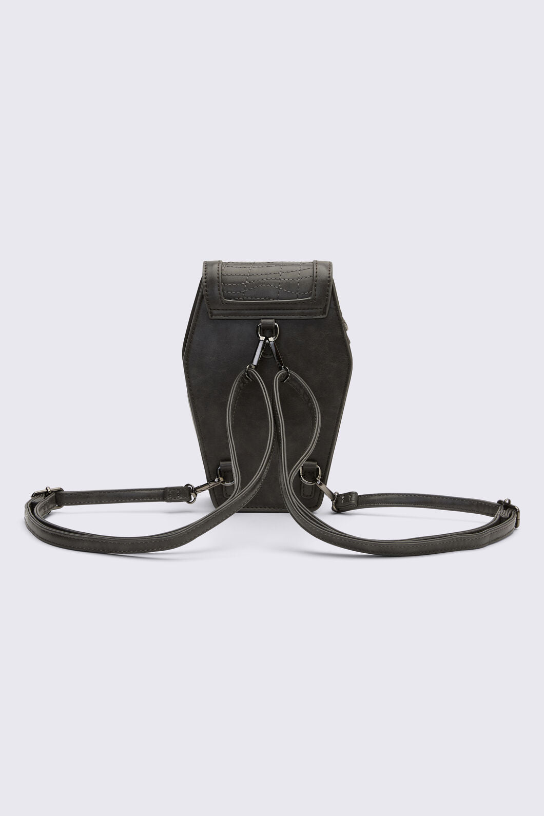 Black Friday - Spider Coffin Crossbody Bag - dark-grey