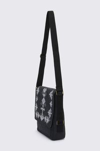 Black Friday - Sunday Embroidered Canvas Bag - black