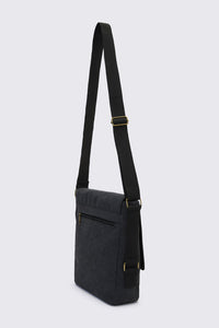 Black Friday - Sunday Embroidered Canvas Bag - black