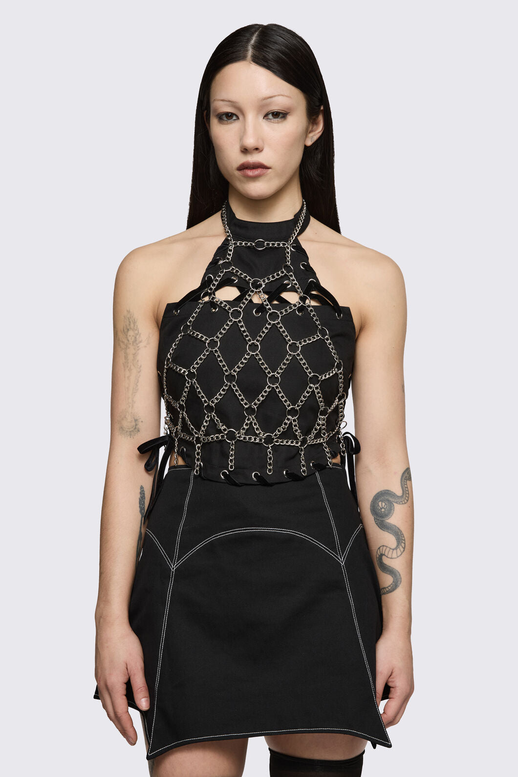 Black Friday - Diamond Chain Overlay - silver