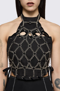 Black Friday - Diamond Chain Overlay - silver