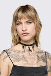 Black Friday - Link Up Statement Choker - black