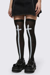 Black Friday - Black Gothic High Socks - black