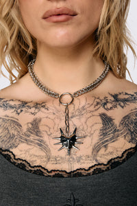 Black Friday - Statement Necklace - silver