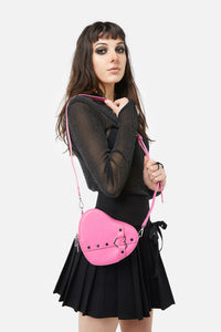 Black Friday - Heart Cross Body Bag - pink