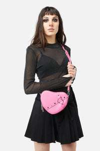 Black Friday - Heart Cross Body Bag - pink