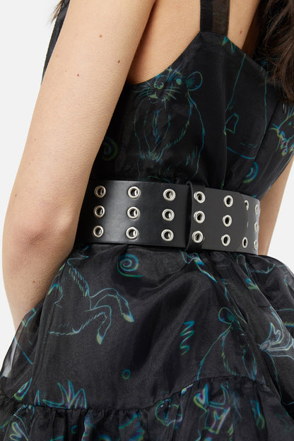 Black Friday - Eyelet Waist Belt - black