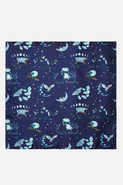 Black Friday - Nocturnal Satin Scarf - navy