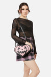Black Friday - Jack O Lantern Heart Bag - pink