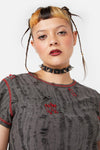 Black Friday - Linked Spike Choker - black