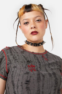Black Friday - Linked Spike Choker - black