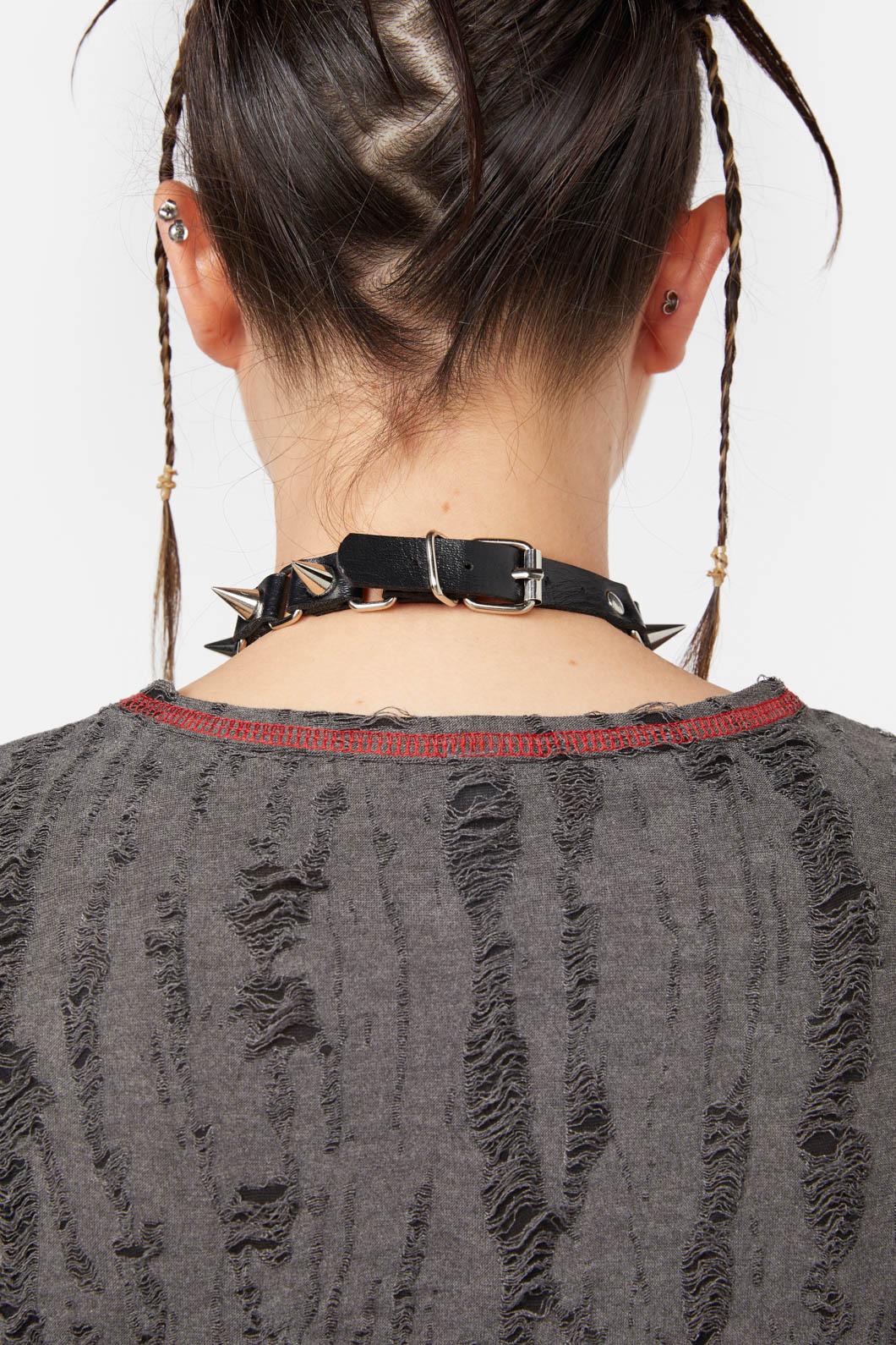 Black Friday - Linked Spike Choker - black