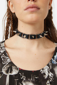 Black Friday - Linked Spike Choker - black