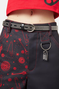 Black Friday - Simple Stud Belt - black