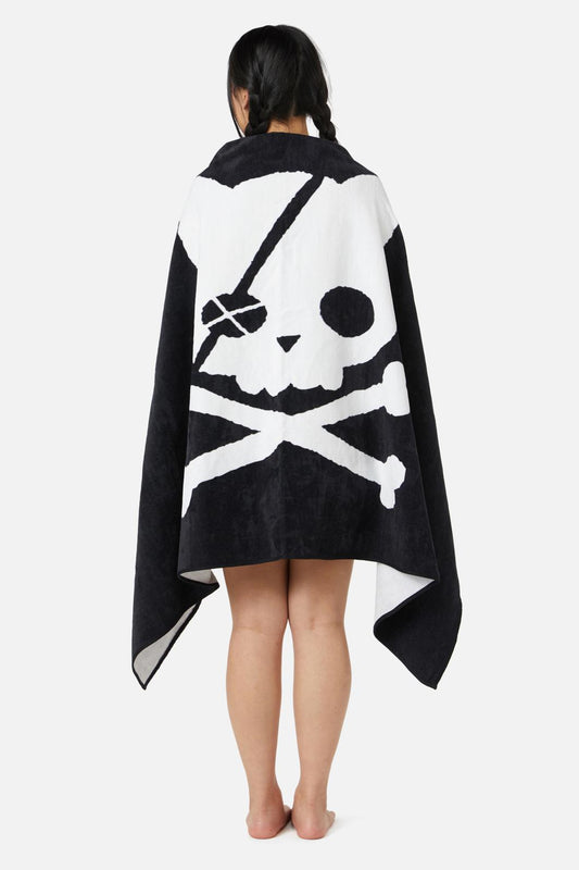 Black Friday - Kitty Riot Beach Towel - black