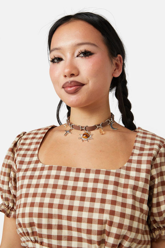 Black Friday - Mixed Charm Choker - orange