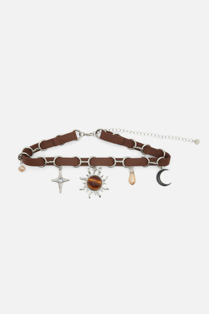 Black Friday - Mixed Charm Choker - orange