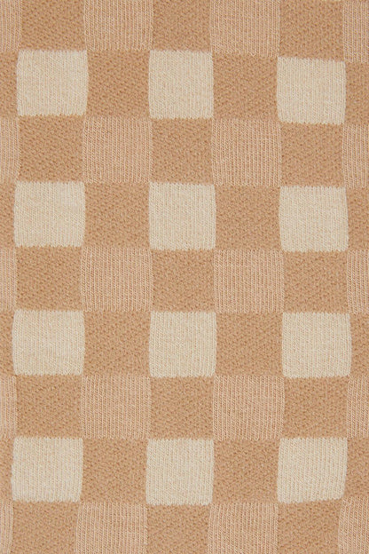 Black Friday - Saloon Gingham Socks - chocolate