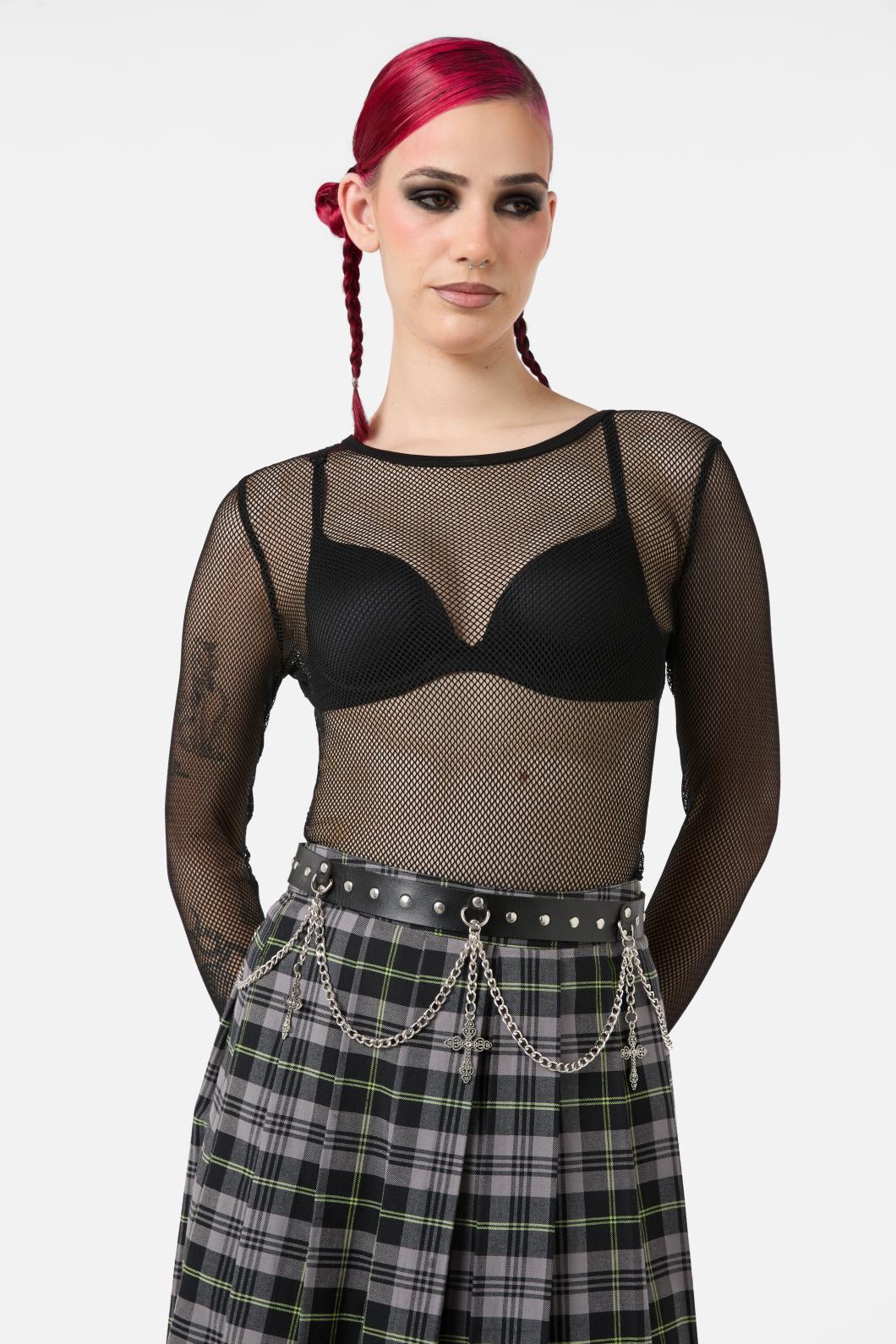 Black Friday - Cross & Chain Belt - black