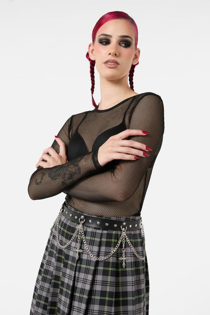 Black Friday - Cross & Chain Belt - black