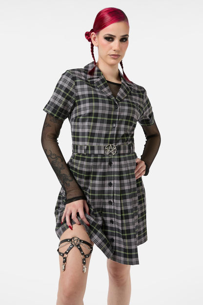 Black Friday - Pentagram Chain Garter - black