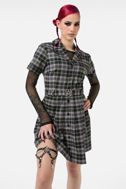 Black Friday - Pentagram Chain Garter - black