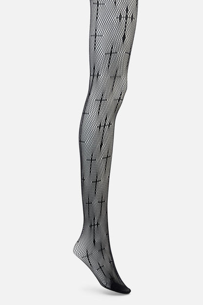 Black Friday - Cross Fishnets - black