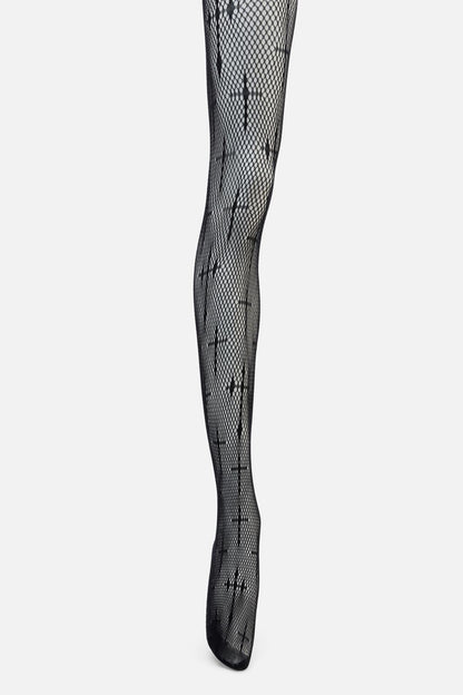 Black Friday - Cross Fishnets - black